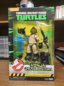 Teenage Mutant Ninja Turtles Ghostbusters Michelangelo As Venkman TMNT Playmates