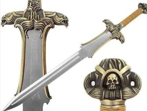 Conan The Barbarian-Destroyer Atlantean Double Dragon Fantasy Replica Sword