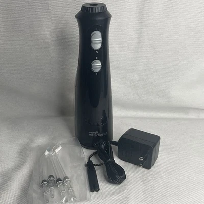 Waterpik Cordless Pearl Water Flosser WF-13W / WF-13C Gloss Black + Tank & Tips - Image 1 of 4