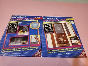 Reddi-Etch Jr geätztes Glas Rub-On 2er Pack Designs LEER UND 11141 ROSEN - Bild 1 von 5