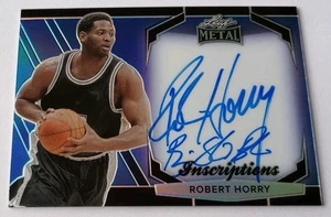 Robert Horry 2025 Leaf Signature Series Inscriptions On Card Auto 43/100 Spurs ⭐ - Picture 1 of 9