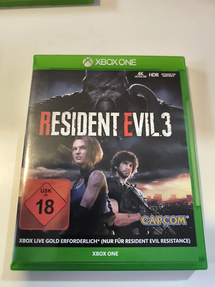 🎮Resident Evil 3🎮 - 100% UNCUT, USK18 [Xbox One] Series X /S Top Zustand 👍🏻 - Bild 1 von 3