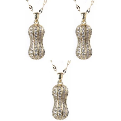  3 Pieces Kette Perlen Schmuck Perlenkette Perlenschmuck Halskette - Bild 1 von 4