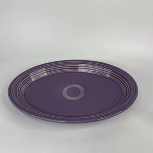 fiesta RARE LILAC OVAL 13 1/2" SERVING PLATTER fiesta ware SERVE homer-laughlin - Picture 1 of 10