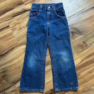 Vintage Embroidered Girls Lee Riders Carpenter Pants Size 6x - Picture 1 of 4