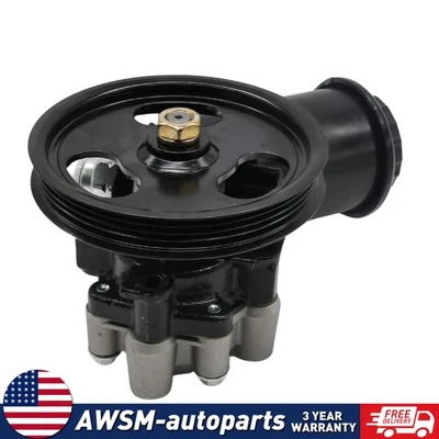 Power Steering Pump w/Pulley & Reservoir 44320-0W030 For Toyota Tacoma 1995-2004 - Image 1 of 4
