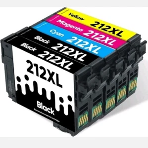 212 212XL Ink Cartridges Remanufactured Replacement for 212XL 212 XL T212XL T212 - Picture 1 of 6