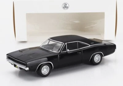 MODELLINO AUTO STATICO NOREV DODGE CHARGER 1968 NERO JET CAR SCALA 1:43 - Immagine 1 di 4