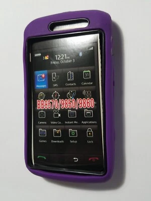 Capa protetora rara roxa lilás forte para Blackberry Torch 9850 9860 - Imagem 1 de 4