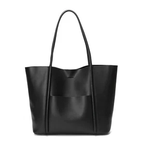 Bolso de Mano de Cuero Genuino Damas Bolsos de Mano Fin de Semana Bandolera Carteras Bolsos Cubo - Imagen 1 de 19