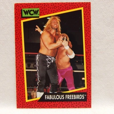WCW FABULOUS FREEBIRDS, TRADING CARD 1991 CARD #123 - Image 1 of 2