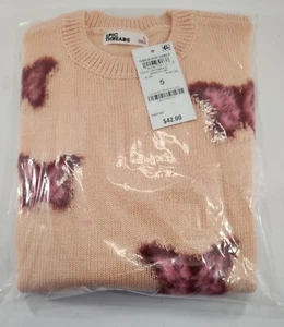 Epic Threads - Big Girls Butterfly Pullover Sweater - Apricot Sky - Size 5 - Picture 1 of 3