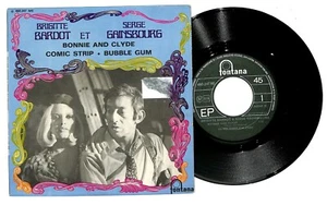Brigitte Bardot Et Serge Gainsbourg – Bonnie And Clyde Vinyl, 7", 45 RPM 1968 - Picture 1 of 2