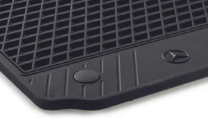 Genuine Mercedes-Benz W222 S-Class FRONT Rubber Black Floor Mats A22268045489G33 - Picture 1 of 10