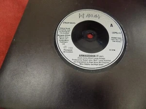 DEF LEPPARD Armageddon it 7" Promo METAL Rock - Picture 1 of 2
