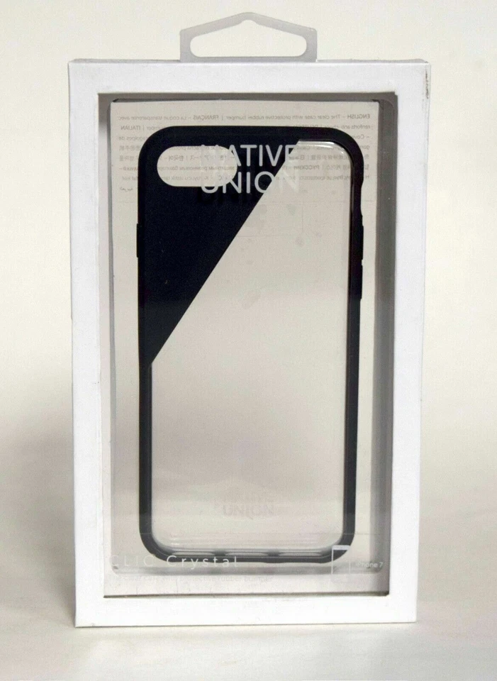 NEW Native Union CLIC Crystal Case for iPhone 8 7 6 6s SMOKE GRAY transparent - Image 1 of 3