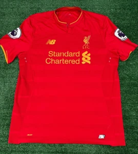 Liverpool FC 2016 2017 Home T-Shirt | New Balance Kit Mens Adult XL Football Top - Picture 1 of 12