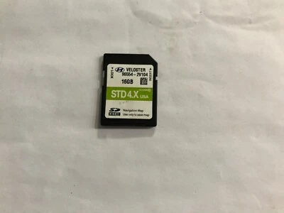 2013 2014 2015 2016 VELOSTER Navigation SD Card USA MAP OEM 96554-2V104 OEM - Image 1 of 2