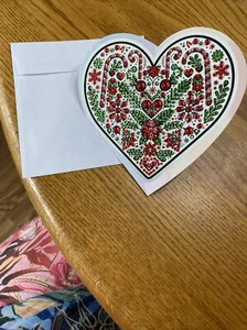 Greeting Card (Thank you) Diamond Art Painted - Picture 1 of 3