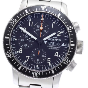 FORTIS 638.22.141 Chronograph day date black Dial Automatic Men's Watch_888335 - Picture 1 of 6