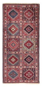 Yalameh Hand-Knotted 195x88 cm-Nomadic, Oriental, Rug, Carpet, Red - Picture 1 of 8