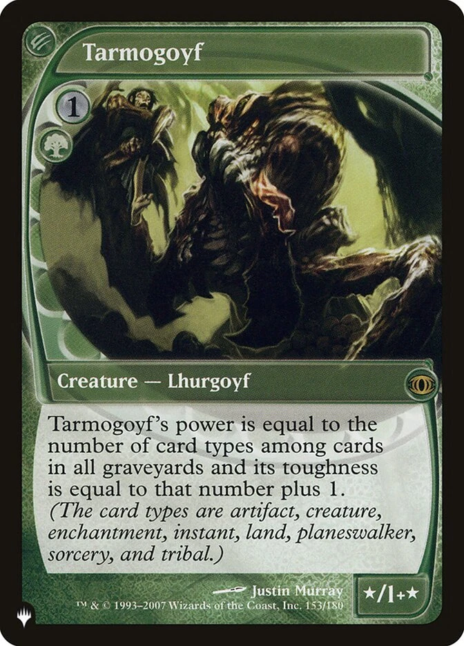 MTG Magic the Gathering Tarmogoyf (434/1358) The List LP - Image 1 of 1