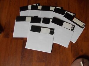 10 disquettes 5,25 non testées