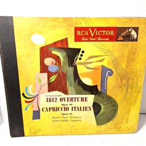 RCA VIctor Boston Pops Tchaikovsky 1812 Overture Capriccio Italien 3/4 Records - Picture 1 of 9