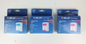 3er Set Tintenstrahlpatronen für HP C4837AN & C4836AN, zwei Magenta + ein Cyan - Bild 1 von 3