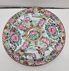 7&quot; Rose Medalion Plate Hand Painted Hong Kong