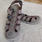 Eddie Bauer Blakely Women's Size 9M Brown Leather/Man made Hiking Sandals Shoes 