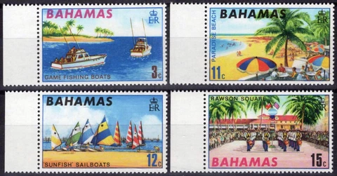 ZAYIX Bahamas 290-293 MNH Tourism Fishing Sailboats 062723S10M Cover