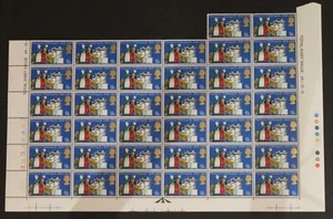 SG820 1970 9d Anniversaries 3rd Series 2 Bands Half Sheet U/M - Picture 1 of 1