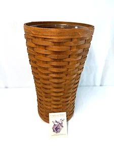 Longaberger Umbrella Basket 10"RD x 17.5"H - Picture 1 of 5