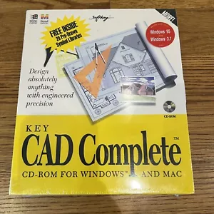 Key CAD Complete CD-Rom Software by Softkey for Windows 95 / 3.1 & MAC - Picture 1 of 17