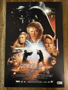 Hayden Christensen 'Star Wars' foto firmata 12x18 'Anakin Skywalker' Beckett - Foto 1 di 4
