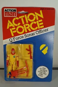 Action Force G I JOE Q-Force Deep Sonar Officer Excelente Palitoy ¡Sin usar, en caja! - Imagen 1 de 11