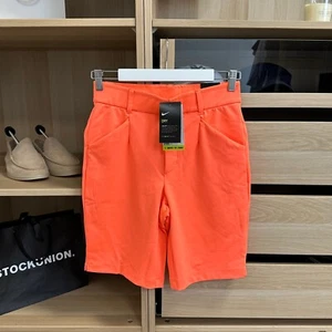 Nike Womens Dri-Fit Ace Golf Shorts Size S Bright Orange Sports Slim CU9399-854. - Picture 1 of 5
