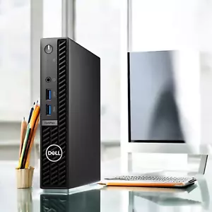 Dell 7010 Micro 16-Core i7-13700T 32GB RAM 1TB NVMe SSD WiFi Windows 11 Pro - Picture 1 of 8