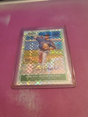 2006 Bowman Chrome Draft Picks #BDP4 Brian Bannister Xfractor 88/299 NM-MT... - Image 1 of 4