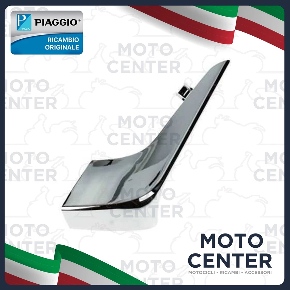 PROTEZIONE CROMATA DEFLETTORE ANTERIORE SX. PIAGGIO LIBERTY IGET 4T 3V 25KM/H 50 - Immagine 1 di 1