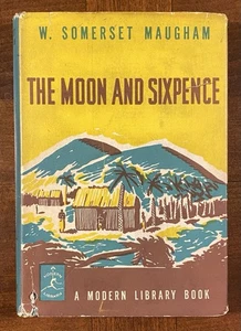 Maugham, The Moon and Sixpence pre-1946 Modern Library HC w/DJ orig 95 cents - Picture 1 of 8