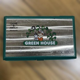 Nintendo GREEN HOUSE Game & Watch Multi Screen Retro 1982 GH-54 TESTED