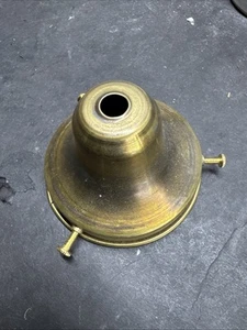 DE COLECCIÓN 3 3/8” NUEVO STOCK ANTIGUO SOPORTE DE PANTALLA DE LATÓN SIN TERMINAR - Imagen 1 de 13