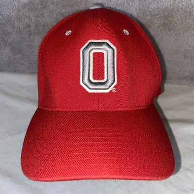 Ohio State Buckeyes Zephyr Z-Fit Men's XL Red Baseball Cap Hat - Image 1 of 4