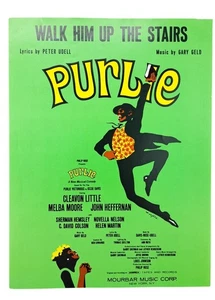 Spartiti Vintage Purlie Walk Him Up The Stairs Cleavon Little Money Udell 1970 - Foto 1 di 7