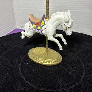 Willits Designs Countryside Carousel White Horse Figurine Collectible - Picture 1 of 6