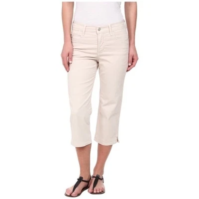 NYDJ Ariel Crop Jeans / Capris | Stone Beige | Size 6 - Image 1 of 4
