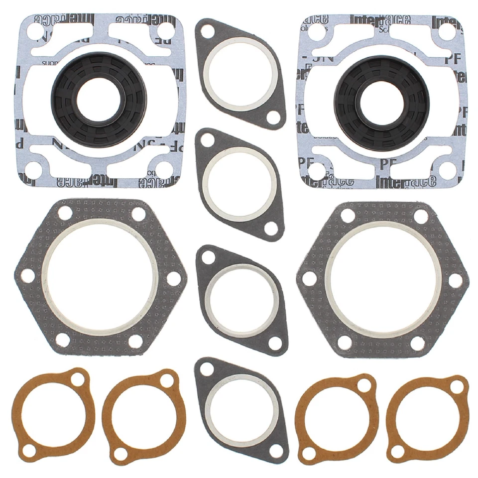 Complete Gasket Kit with Oil Seals For Polaris Electra 1975 - 1977 440cc Foto 1 de 1