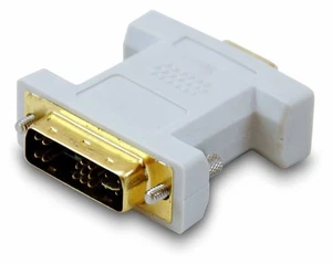 Equip DVI Adapter DVI-A (24+5) -> VGA D-SUB15 St/Bu beżowy worek foliowy - Zdjęcie 1 z 1